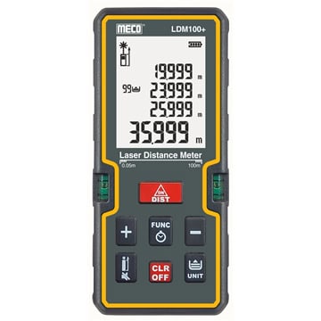 MECO LDM100+ Laser Distance Meter