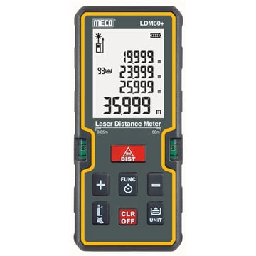 MECO LDM60+ Laser Distance Meter