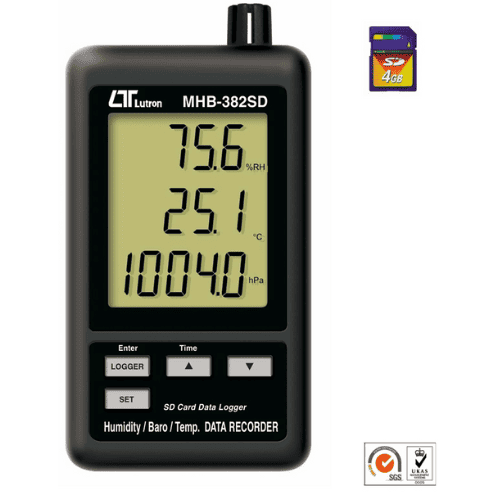 LUTRON MHB-382SD Humidity /Barometer/Temp.Meter