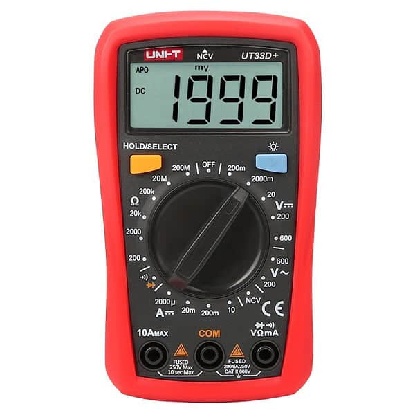 UNI-T UT33D+ Palm Size Digital Multimeter