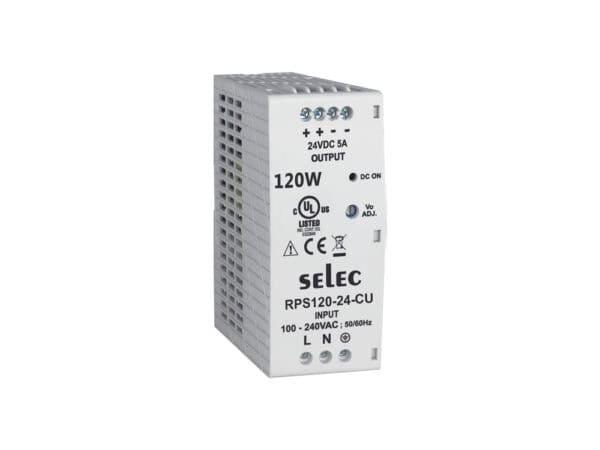 SELEC RPS120-24-CU Din Rail Mount Power Supply