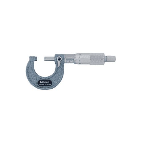 MITUTOYO 103-129 Outside Micrometer 0-25mm, 0.001mm